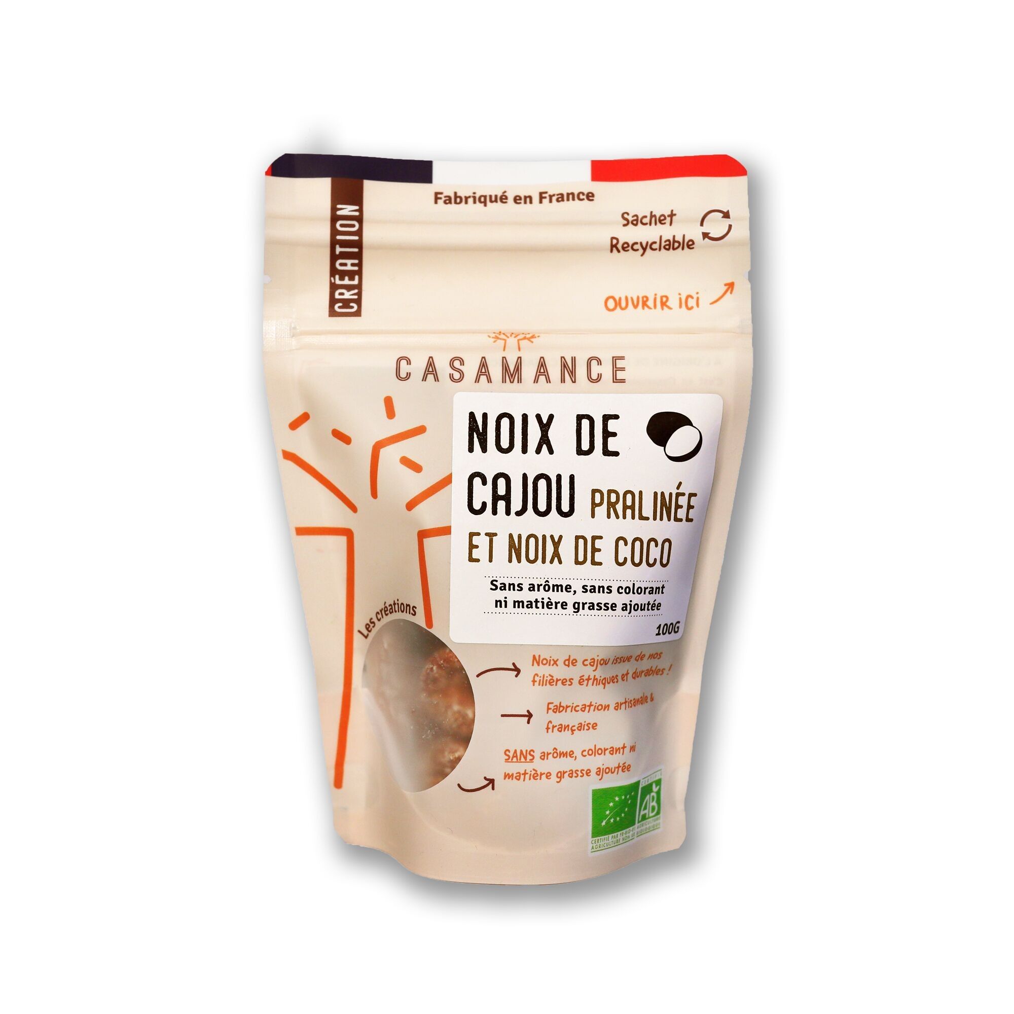 Anacardi Pralinato-Cocco 100g