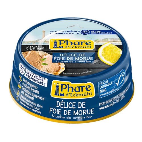 PHARE D’ECKMÜHL Délice de Foie de Morue Touche de Citron Bio