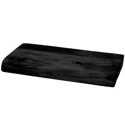 Estante de pared Madera de mango negro puro 40 cm