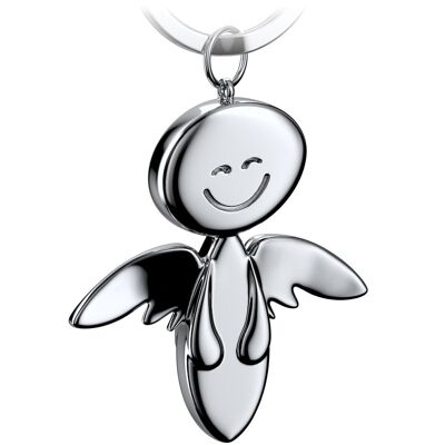 "Smile" Guardian Angel Keychain - Angel Lucky Charm