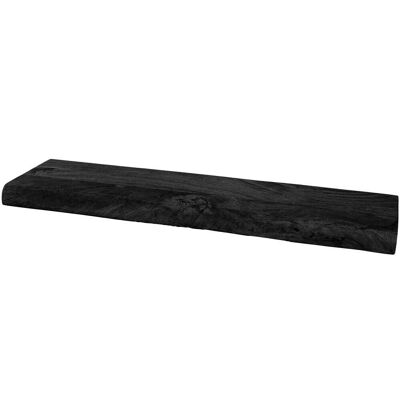 Estante de pared Madera de mango negro puro 80 cm