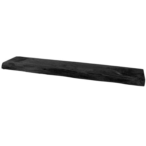 Wall shelf Pure Black Mango Wood 100 cm