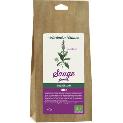 HERBIER-FRANCE Sage Leaf Organic Bag