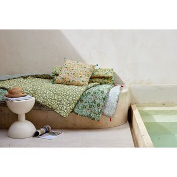 Sofa Cover Meera Blue Green 8