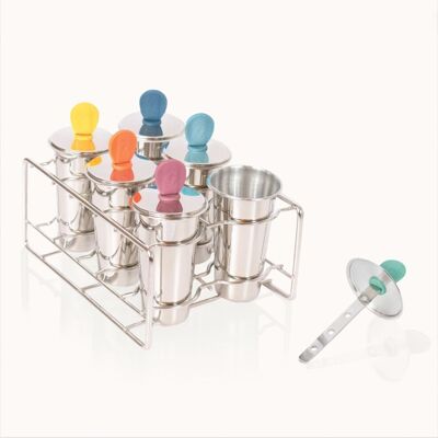 El molde para helado de acero inoxidable FREEZY