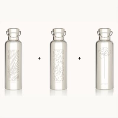 Gaspajoe insulated stainless steel bottles, GROOVY model 750 ml
