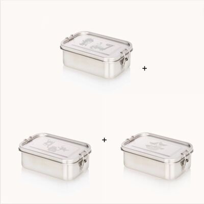 YUMMY stainless steel meal box 800 ml CHILDREN