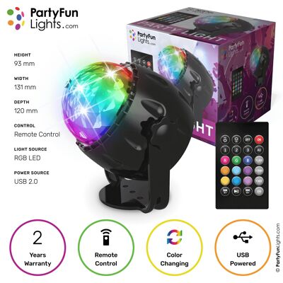 PartyFunLights -Party Lamp - LED - remote control