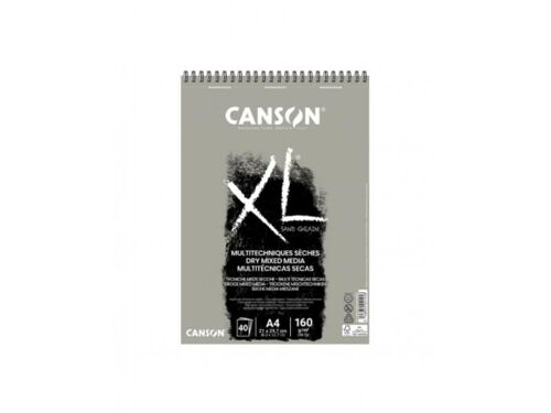 Album Canson XL Sand Grain gris 40F 160g
