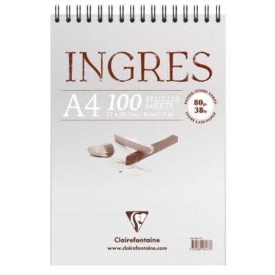 Bloc Ingres Etude vergé 100F 80g