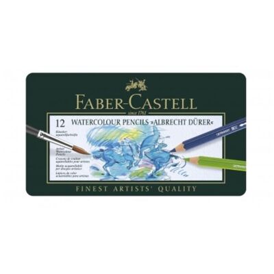 Boite Metal Crayons Aquarelle Albrecht Durer Faber Castell