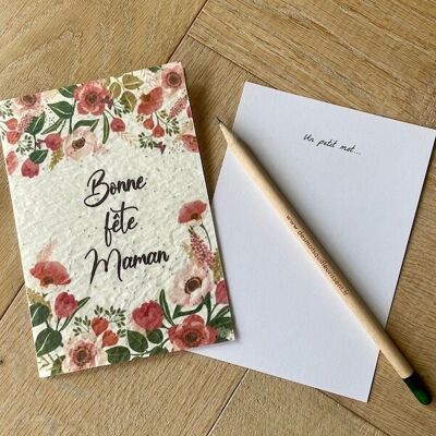 Carte à planter – Bonne fête maman