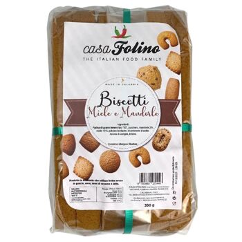 Biscotti Artigianali Calabresi Miele et Mandorle 350 gr 1