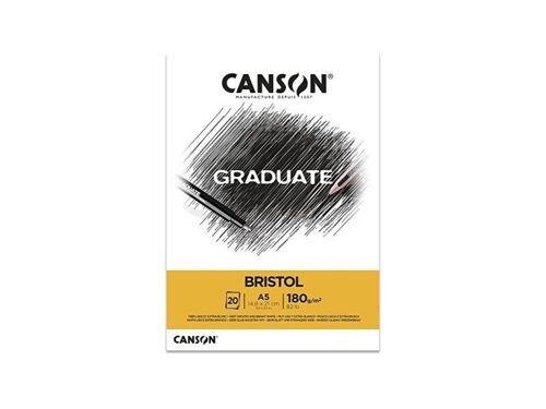 CANSON - GRADUATE- BLOC Bristol 180G