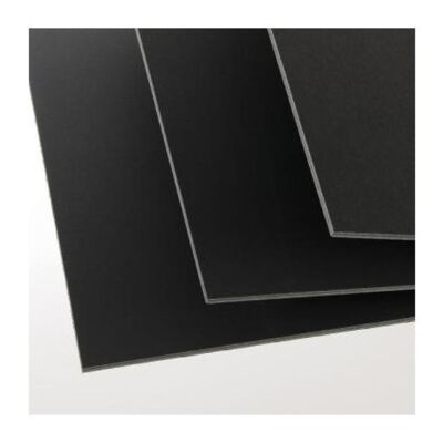 Feuille Carton Plume® noir photo 5mm