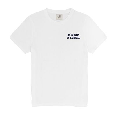 No Dramas In Bahamas Weißes T-Shirt