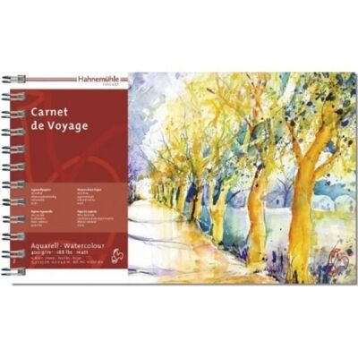 Carnet Voyage Aquarelle 15F 400g