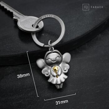 Porte-clés « Fée » avec baguette magique - porte-bonheur mignon, fée des souhaits 9