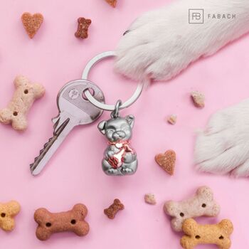 Porte-clés pour chien "Puppy" - Pendentif chiot mignon - Porte-bonheur et cadeau pour les amoureux des chiens 11