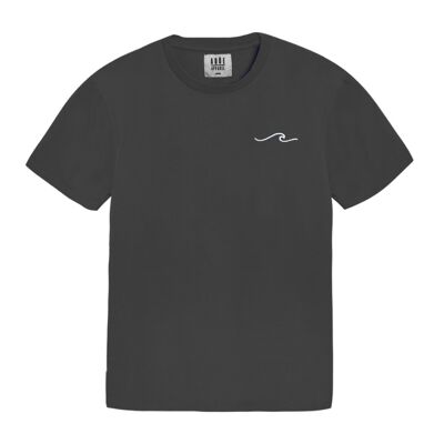 Wave dunkelgraues T-Shirt