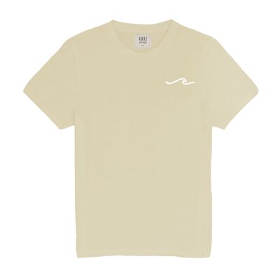 T-shirt vague sable clair