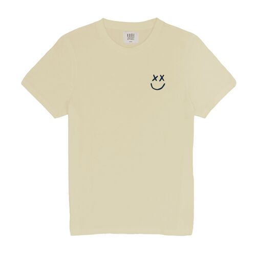 Camiseta Happy Face Light Sand