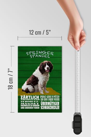 Panneau en bois indiquant 12x18 cm Décoration d'appel d'offres pour chien Springer Spaniel 4