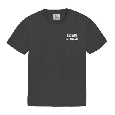 T-shirt grigio scuro terra