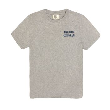 T-shirt gris Oxford Earth