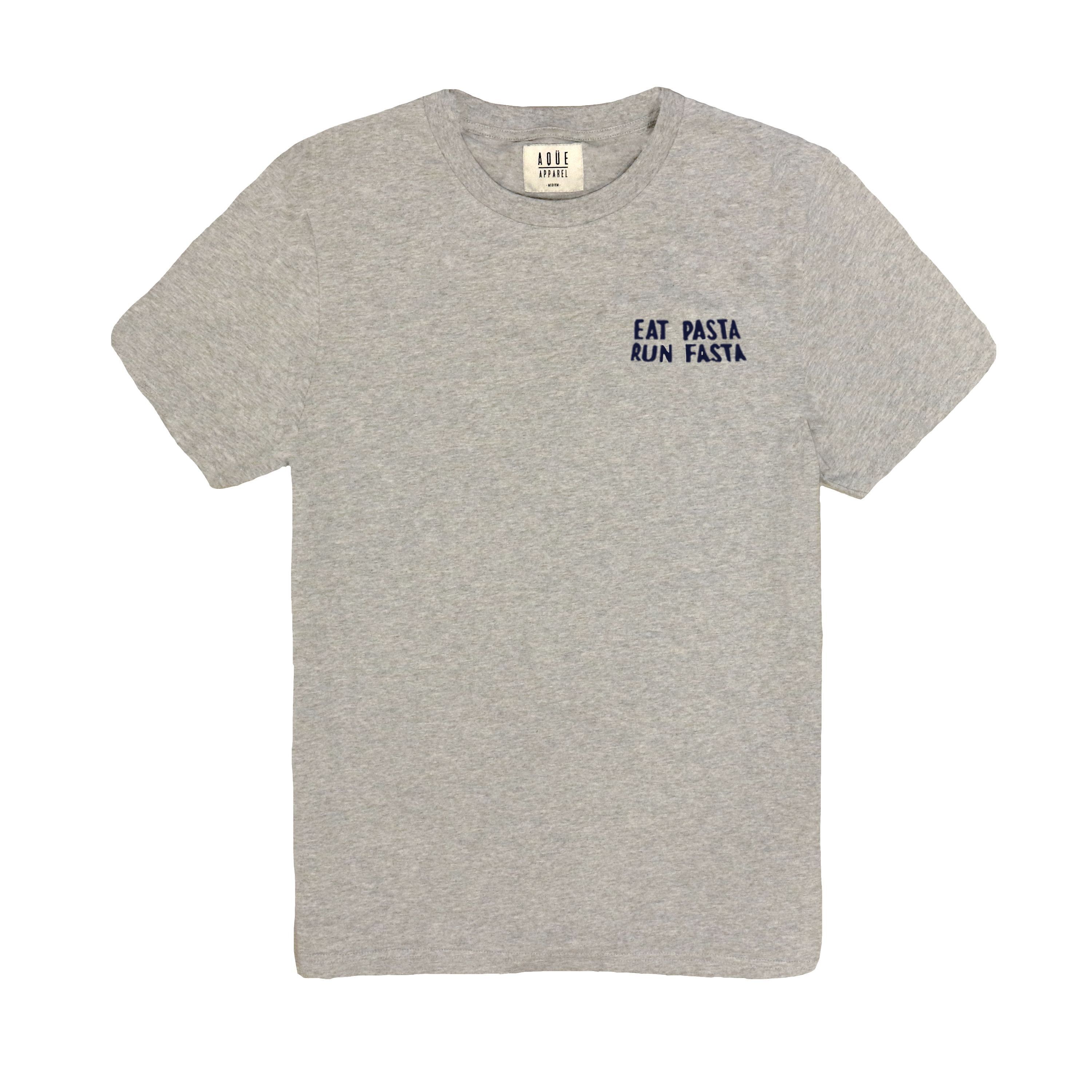 T-shirt Mangia Pasta Oxford Grigia