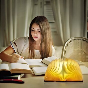 Lampe de lecture d'ambiance avec lumière blanc chaud 1