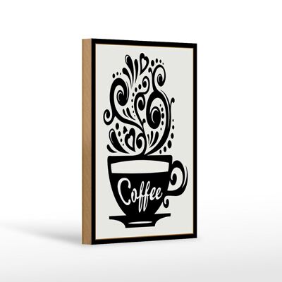 Cartello in legno con scritta 12x18 cm Decorazione caffè