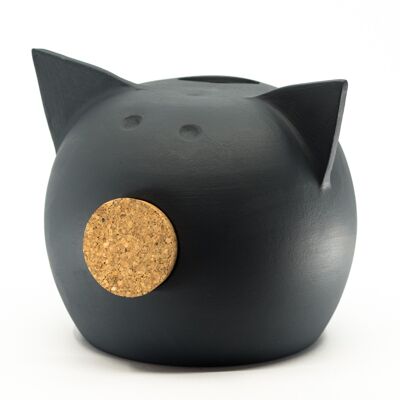 Piggy bank CHALK Grey MEDIUM