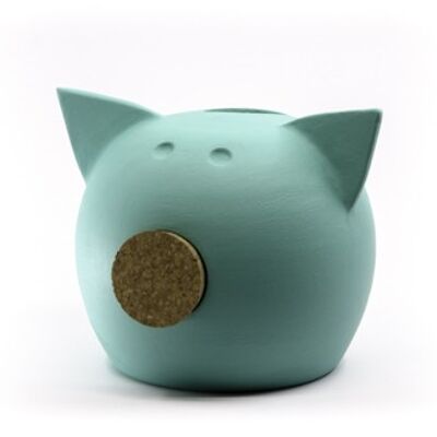 Piggy bank CHALK 2021 AI AQUA MEDIUM