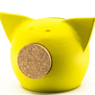 Salvadanaio CHALK PICCOLO GIALLO
