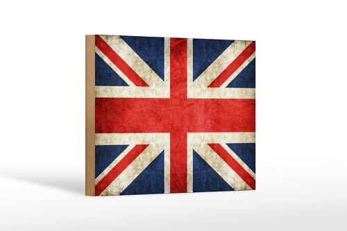 Holzschild Flagge 18x12 cm United Kingdom Wanddeko Dekoration