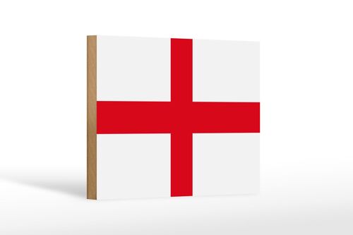 Holzschild Flagge Englands 18x12 cm Flag of England Dekoration