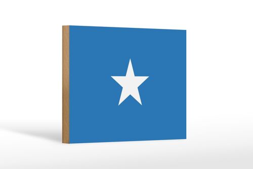 Holzschild Flagge Somalias 18x12 cm Flag of Somalia Dekoration