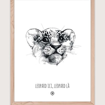 Poster leopardo