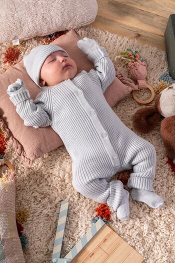 % 100 coton nouveau-né Design moderne bébé ensemble de tricots en coton 13