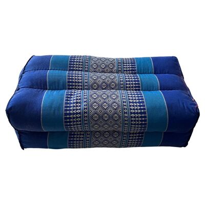 Autentico cuscino da meditazione Thai Kapok, 35x12x15 cm