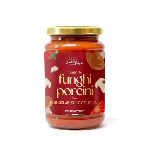 SUGO AI FUNGHI PORCINI 340g/370ml