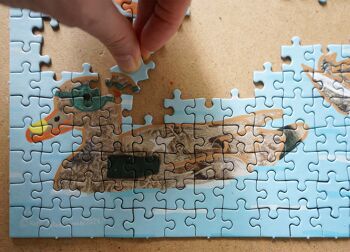 Puzzle de canards en étain 3