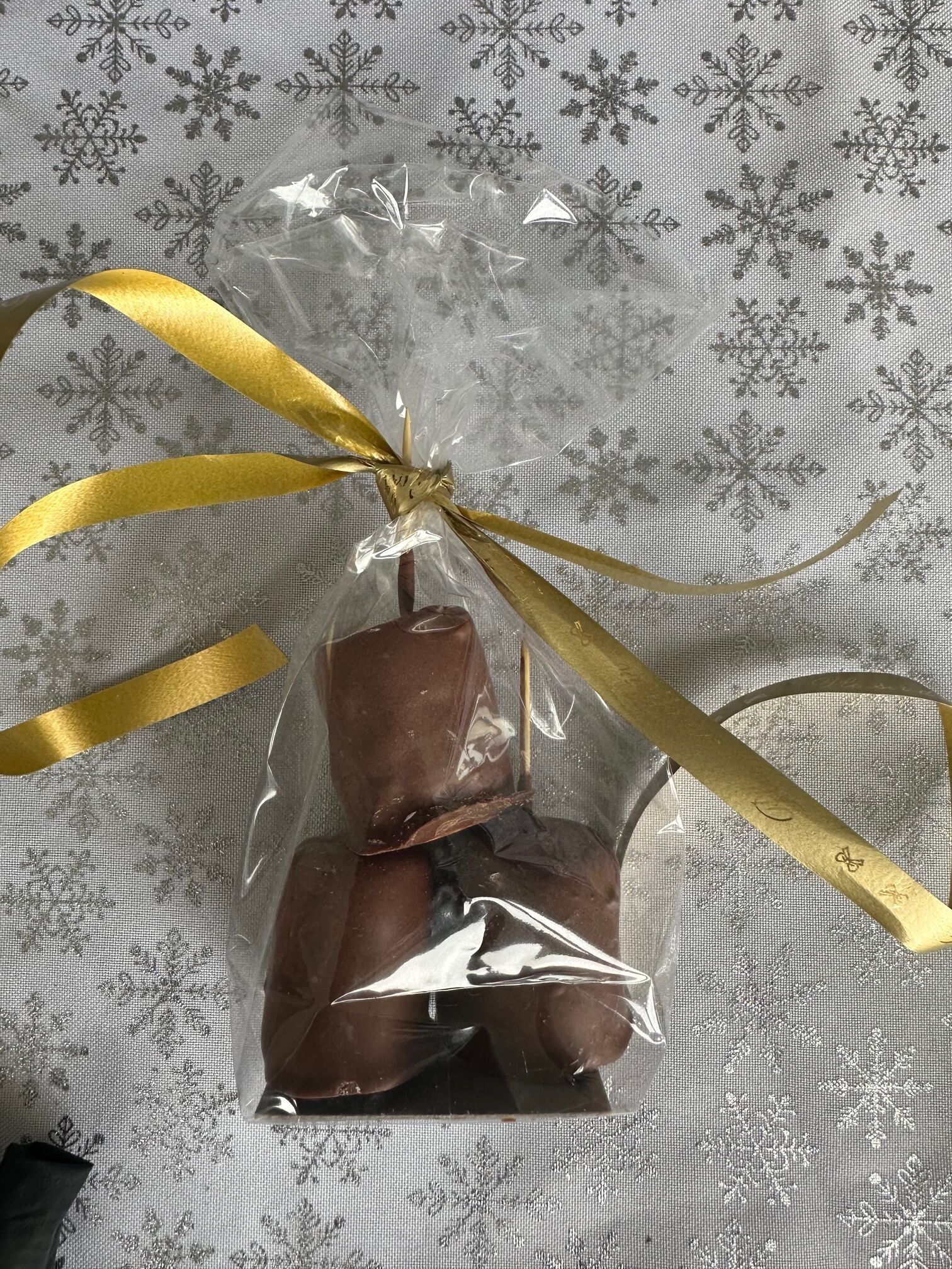 Marshmallow ricoperti di cioccolato al latte vegano