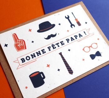 Carte à planter pour Fête des pères - Bonne fête papa ! 4