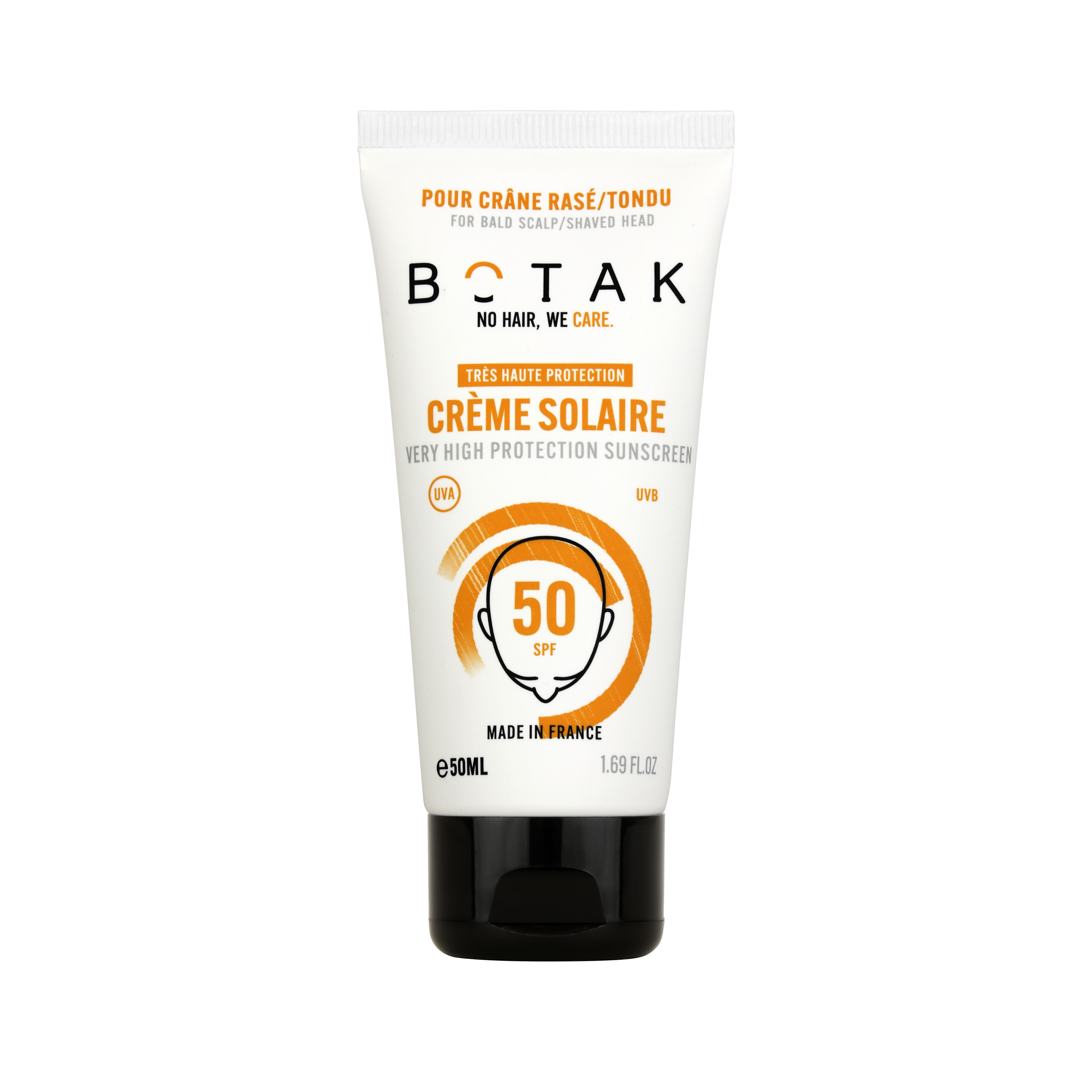 Sonnencreme SPF50 [rasierter/gestutzter Kopf] BOTAK (50 ml)