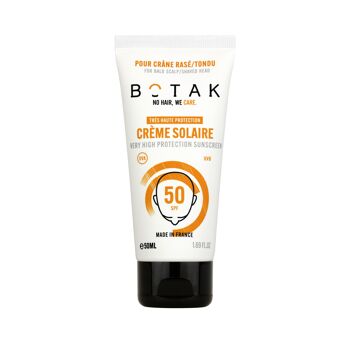 Crème Solaire SPF50 [crâne rasé/tondu] BOTAK (50ml) 1