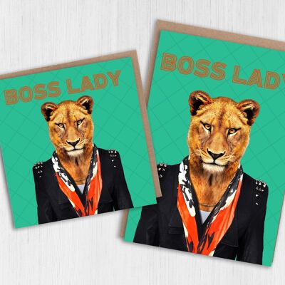 Compleanno della leonessa, nuova carta di lavoro: Boss Lady