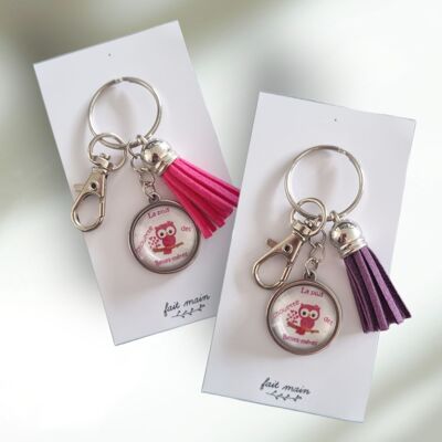 “The cutest mother-in-law” key ring