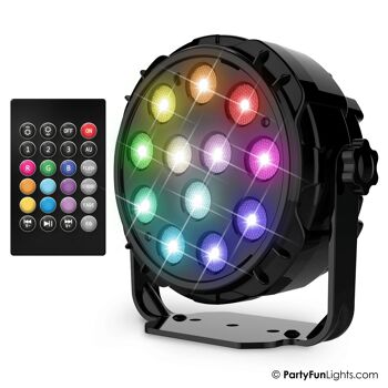 12 LED - PAR - Lampe Disco - avec télécommande 3